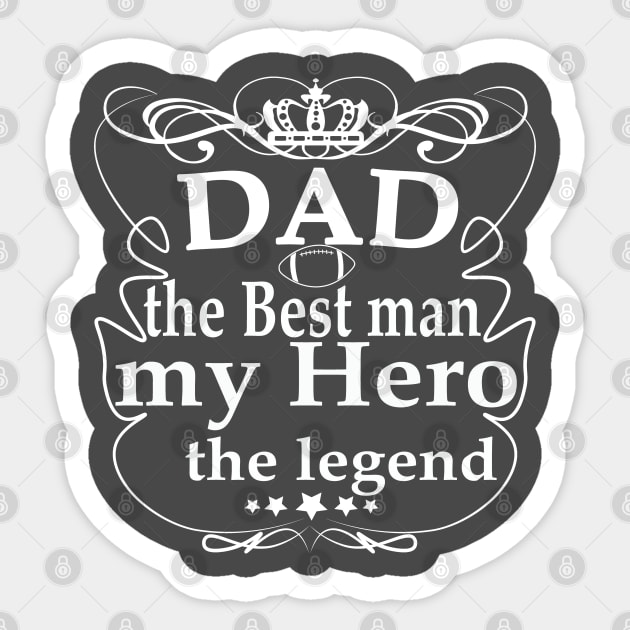 dad my hero my legend Sticker by rashiddidou